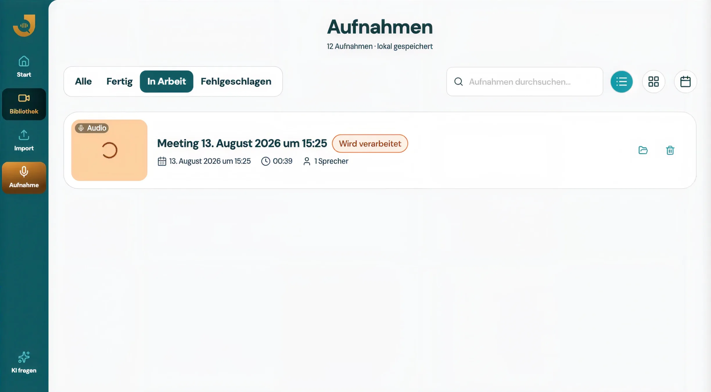 Klare Aufnahmen — Screenshot 3