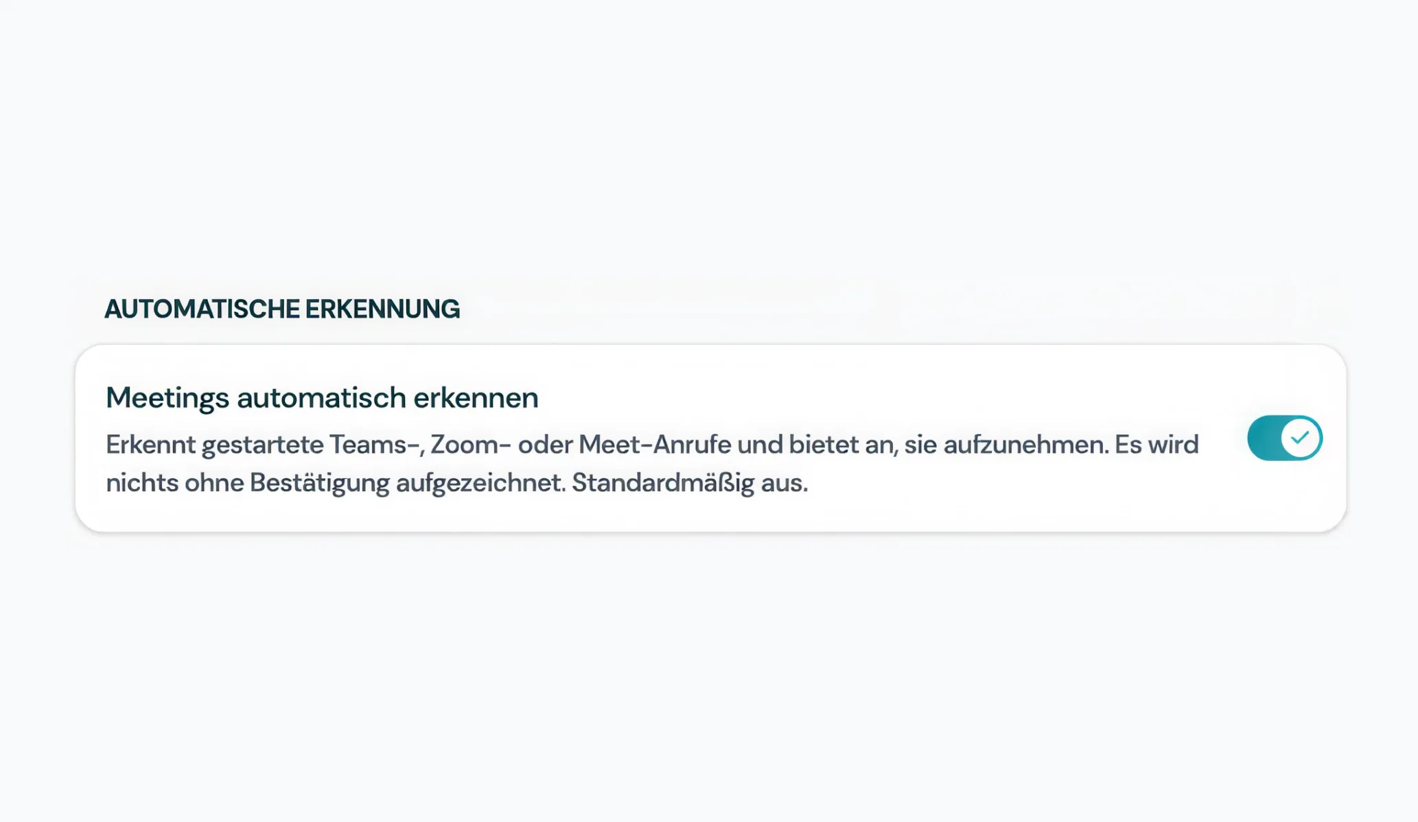 Call-Erkennung