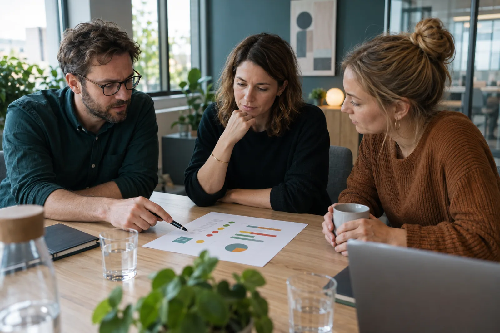 Team prüft im Folgemeeting den Status der Aufgaben aus der letzten Sitzung